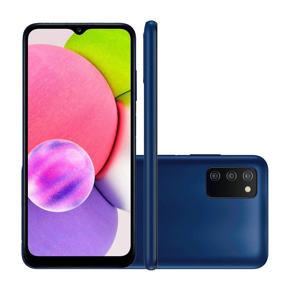 Samsung Galaxy A03S 64GB 4GB Android Azul Desbloqueado image number 0